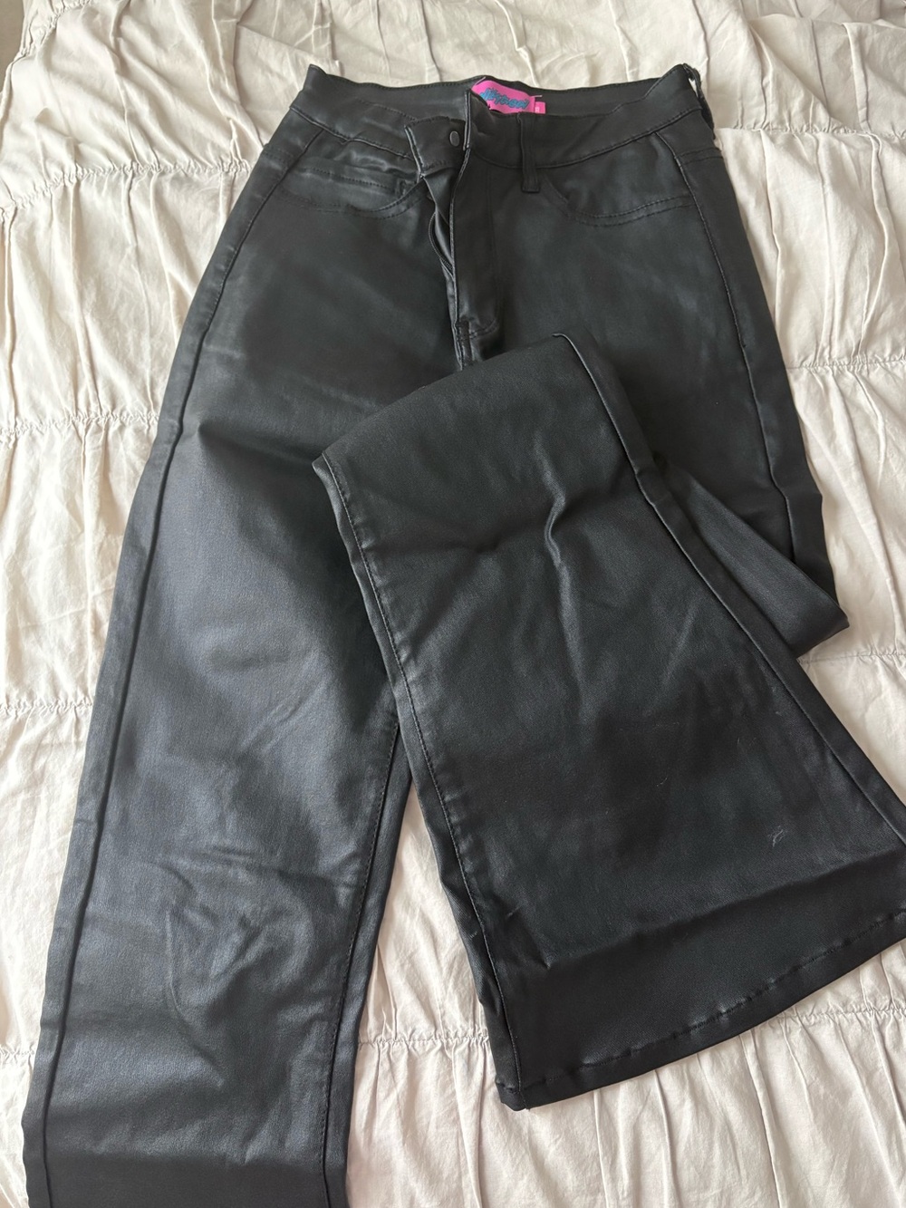 Edikted Black Flare Pant